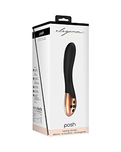 Heating vibrator - posh - black