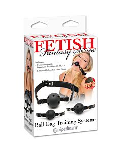 Fetish fantasy series ball gag training system