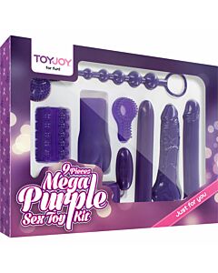 Purple Mega Pleasure Kit 9 Pieces