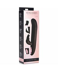 Vibrador 10x flexing rabbit vibrator - black