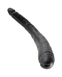 King cock cock 16 inch tapered double black