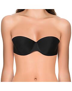 Set de 3 uds. invisible bra strapless autoadhesivo  - color negro