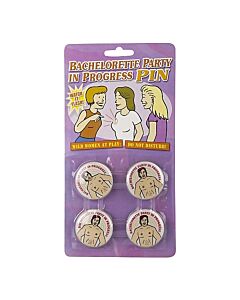 Bachelorette party in progress pin