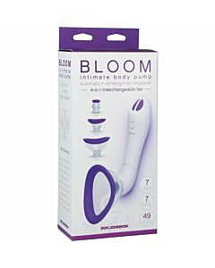 Bloom - Clit & Nipple Suction Cup / Purple, White