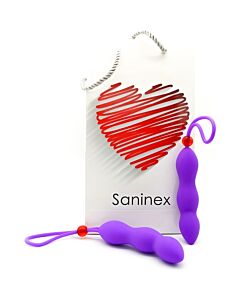 Saninex climax butt plug and ring purple