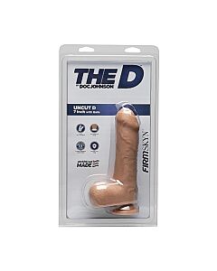 Uncut d - 7 inch with balls - firmskyn - vanilla