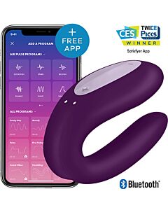 Satisfyer double joy with purple app