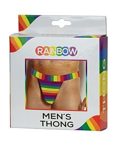Rainbow male thong