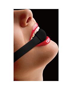Ouch elastic ball gag black