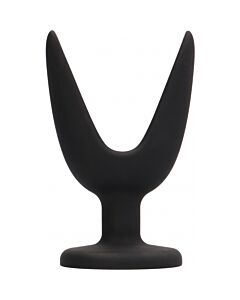 Butt plug - split 1 - 4 inch - black