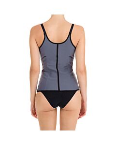 Gray Latex Shape Up Corset