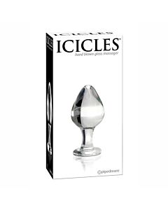 Icicles number 25 hand blown glass massager