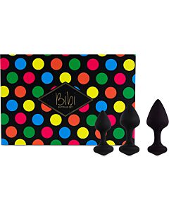 Feelztoys - bibi butt plug set 3 pcs black