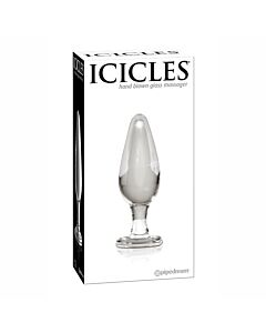 Icicles number 26 hand blown glass massager
