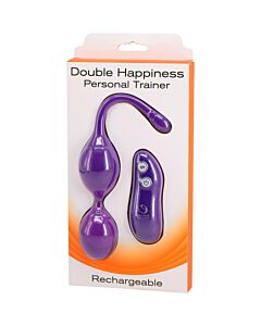 Double balls trainer remote control - purple