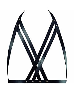 Bijoux indiscrets maze halter bra harness black