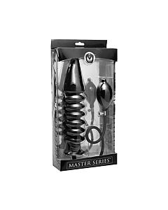 Accordion inflatable xl anal plug