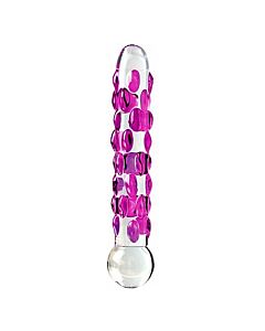 Icicles number 07 hand blown glass massager