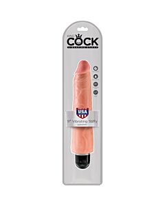 King cock 23 cm vibrating stiffy - flesh