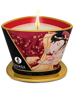 Sensual Heat Strawberry Massage Candle