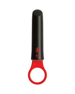 Power play with silicone grip ring - black