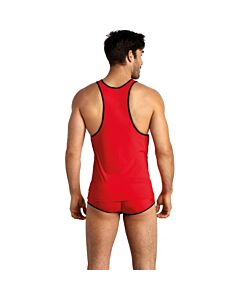 Red Microfiber T-Shirt "Masculine Seduction