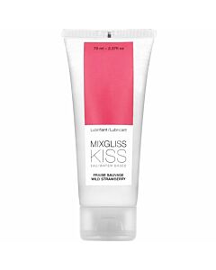 Mixgliss water based lubricant 70ml strawberry flavor