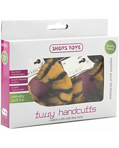 Furry handcuffs tiger