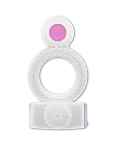 Double Pleasure Transparent Cock Ring