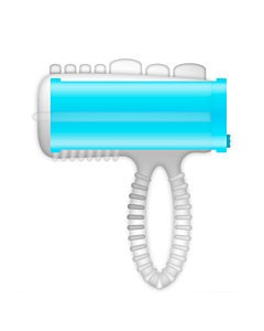 Blue Bliss Blue Tongue Vibrating Ring