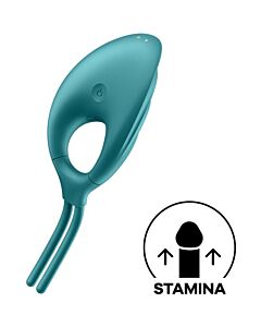 Satisfyer Swordsman green camouflage vibrating ring - Clitoris stimulator and intense erection