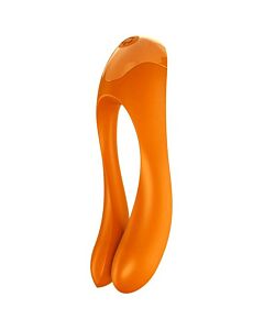 Orange Candy Cane Vibrator