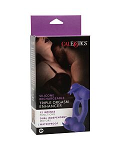 Triple Orgasm Ring - Rechargeable Silicone