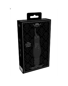 Rechargeable silicone bullet vibrator - black | Sparkle