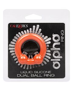 Dual Ball Alpha Dual Ring - Pleasure and Resistance