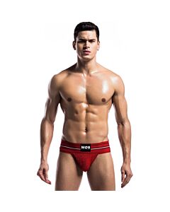 Classic wide jockstrap fetish - red