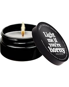 Massage candle mini Kama Sutra 56gr - Light Me If You Are Horny