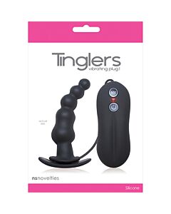 Tinglers vibrating plug 1 black