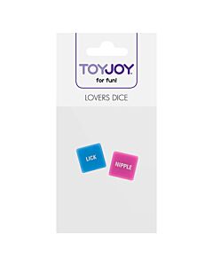 Lovers dice pink/blue