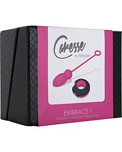 Embrace i exquisit in wireless stimulation 7 functions pink and black