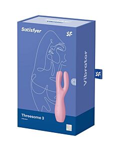 Satisfyer Threesome 3 Pink Vibrator - 3 Powerful Motors