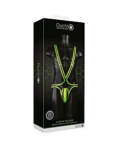 Ouch! Glow in the Dark Body Harness - Sex Shop