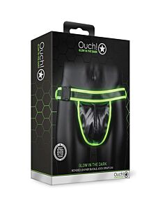 Ouch! - Glow in the Dark Jockstrap with Buckle