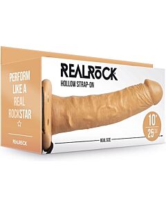 Realrock Hollow Strap-On without Testicles - 10"/24.5 cm