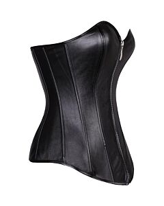 Fortunated Black Corset - High-Quality PVC Black Corset