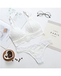 Floral Lace Set - White