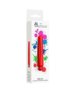 Red Vibrating Bullet 10X