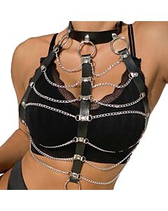 Black Chain BDSM Harness