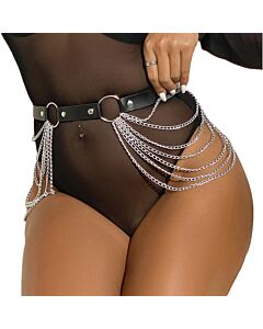 Black Bondage Belt "Dark Desire