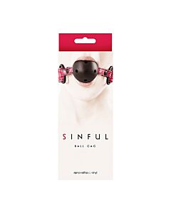 Sinful ball gag pink